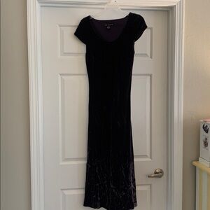 Vintage silk velvet dress